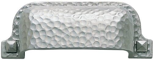 Hammered Bin 3" Center Cup Cabinet Pull Finish: Satin Nickel