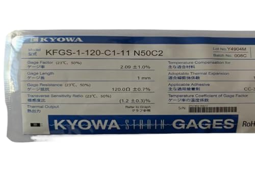 10pc Strain Gauge KFGS-1-120-C1-11 N50C2 / Temperature Resistant -196 to 150°C