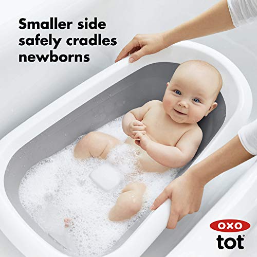 OXO Tot Splash & Store Bathtub, Baby Bathtub, Newborn Essentials - image 2