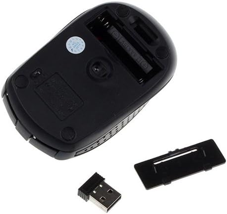 Wireless Mouse, 2.4G USB Wireless Mice Optical PC Laptop Notebook Computer Cordless Mouse with Nano Receiver, 6 Buttons, 1800 DPI, for Windows Mac Linux Vista Macbook Pro Apple iMac