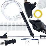 Rosfix KIT SABBIATURA - Ricambio per idropulitrice Kärcher K2-K7 | 7 ugelli, 160 bar, 10 l/min | iniettore con tubo e occhiali protettivi | Accessori per sabbiatura a umido