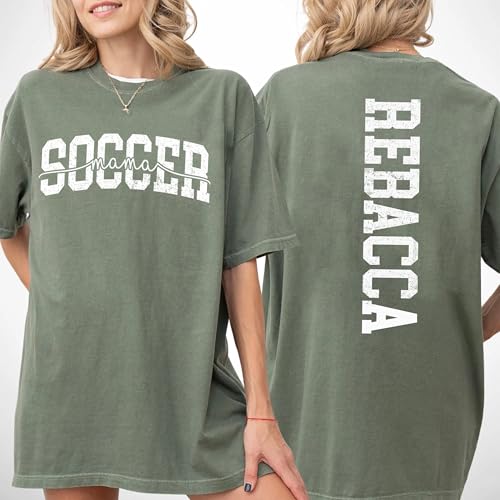 Personalized Sports Mom Shirt, Custom Game Day Name and Number Sweatshirt, Gift for Mother's Day, Mama Sweater3