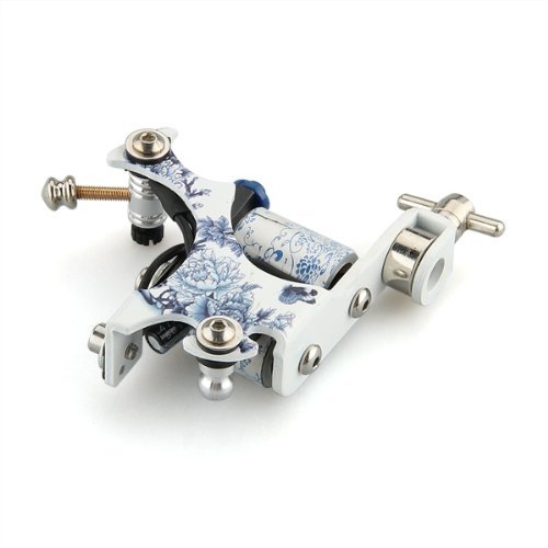 Aluminium Porcelain Tattoo Machine Gun for Shader Liner 8 Wrap Coils