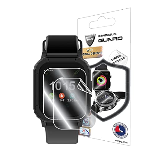 Film hydrogel écran montre connectée Cubitt Jr protection invisible auto-cicatrisante lot de 2