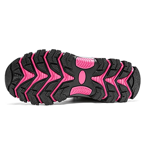 Sapatos de caminhada femininos da moda, antiderrapantes resistentes ao desgaste e respiráveis, sapat