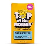 Top Of The Mornin' Whole Bean Coffee, A Jacksepticeye Brand, Ethically Sourced, Specaility Grade Coffee (12 Ounce (Pack of 1), Mornin' Glory)