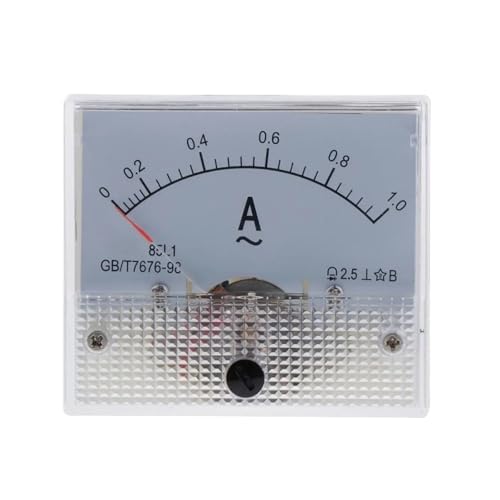 Compteur de mesure AC 0-1A ampèremètre à panneau analogique électrique