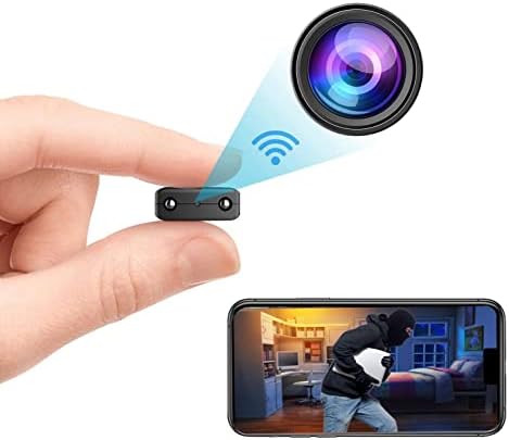 Smallest Wireless WiFi Security Home Camera HD Cameras Night Vision Motion Detection Indoor Cameras with Cellphone App Control 1080P Cams Plug-in Type Cameras