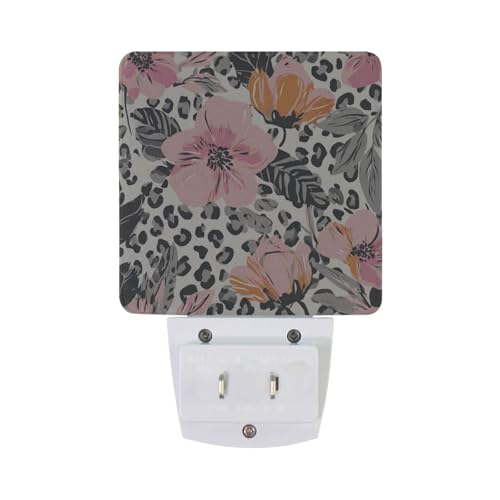 Lámpara de noche con sensor LED rosa y naranja miniatura 6