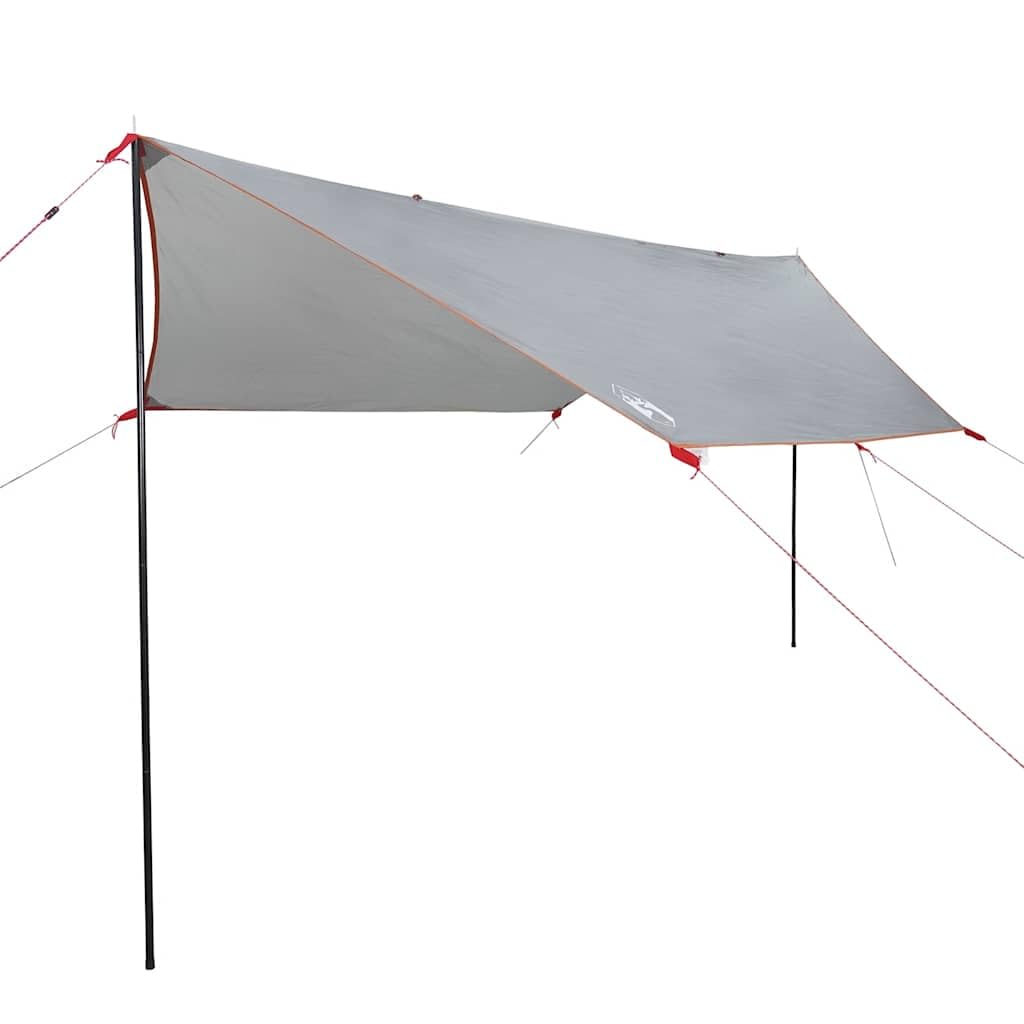 Tenda Auto Impermeabile Grigio e Arancione 410 x 250 x 200 cm