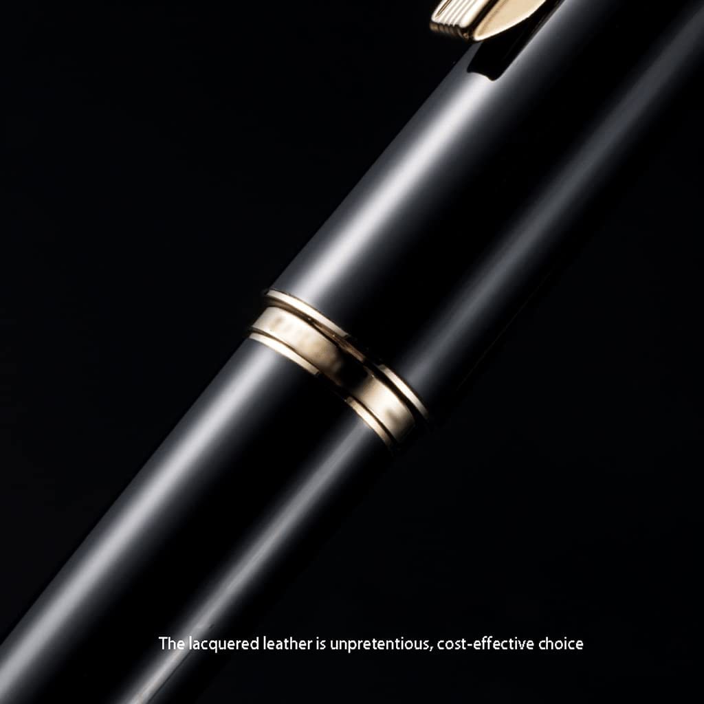 Pluma Fuente Pluma estilográfica Recargable Punta Extra Fina 0,38-0,4mm Pluma Negra para práctica de caligrafía Pluma de caligrafía para una Escritura Suave más Claro