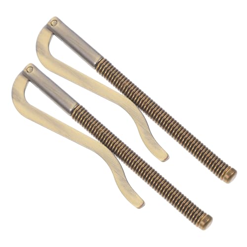 Angoily Unique Design Metal Wallet Spring Money Clip for Cash Credit Cards Checks Money Clip for Men Women