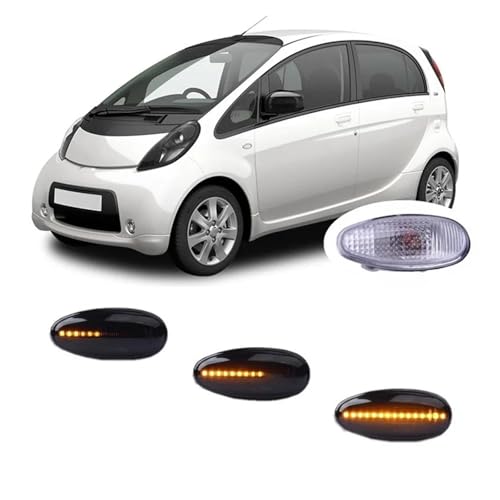 Feu latéral LED dynamique pour Citroën C-Zero 2012 à 2021 répétiteur clignotant - 4