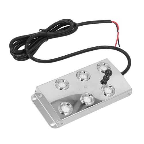 Rengue Generador de Niebla Ultrasónica, Nebulizador de 6 Cabezales de 4,5 L/h con Fuente de Alimentación Impermeable IP67 para Decoración de Invernadero de Jardín y Estanque