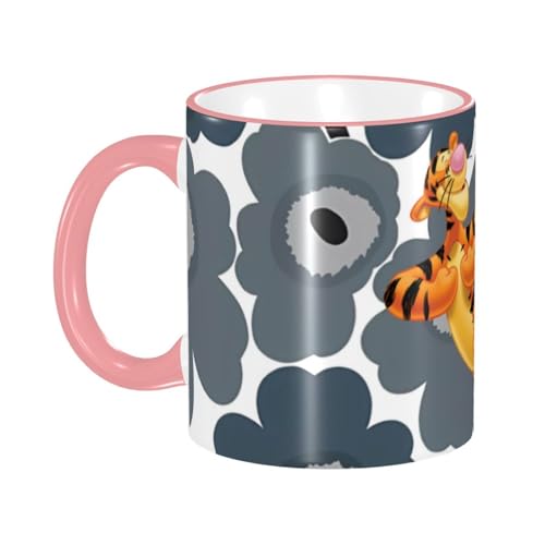 Asamike �}�O�J�b�v 330ml �A�j�� ���܂̃v�[���� �e�B�K�[ �}�O �R�[�q�[�J�b�v ���� �Z���~�b�N mug �J�b�v ��e�� �ϔM �ϗ� �d�q�����W�Ή� �R�b�v �l�C �a���� ��̓� ���̓� �F�l �v���[���g MGZ0378 �s���N