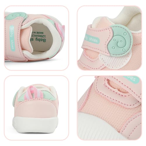 Image of Baby Shoes Boys Girls First Walkers Cute Animals Toddler Sneakers Prewalkers Rubber Sole