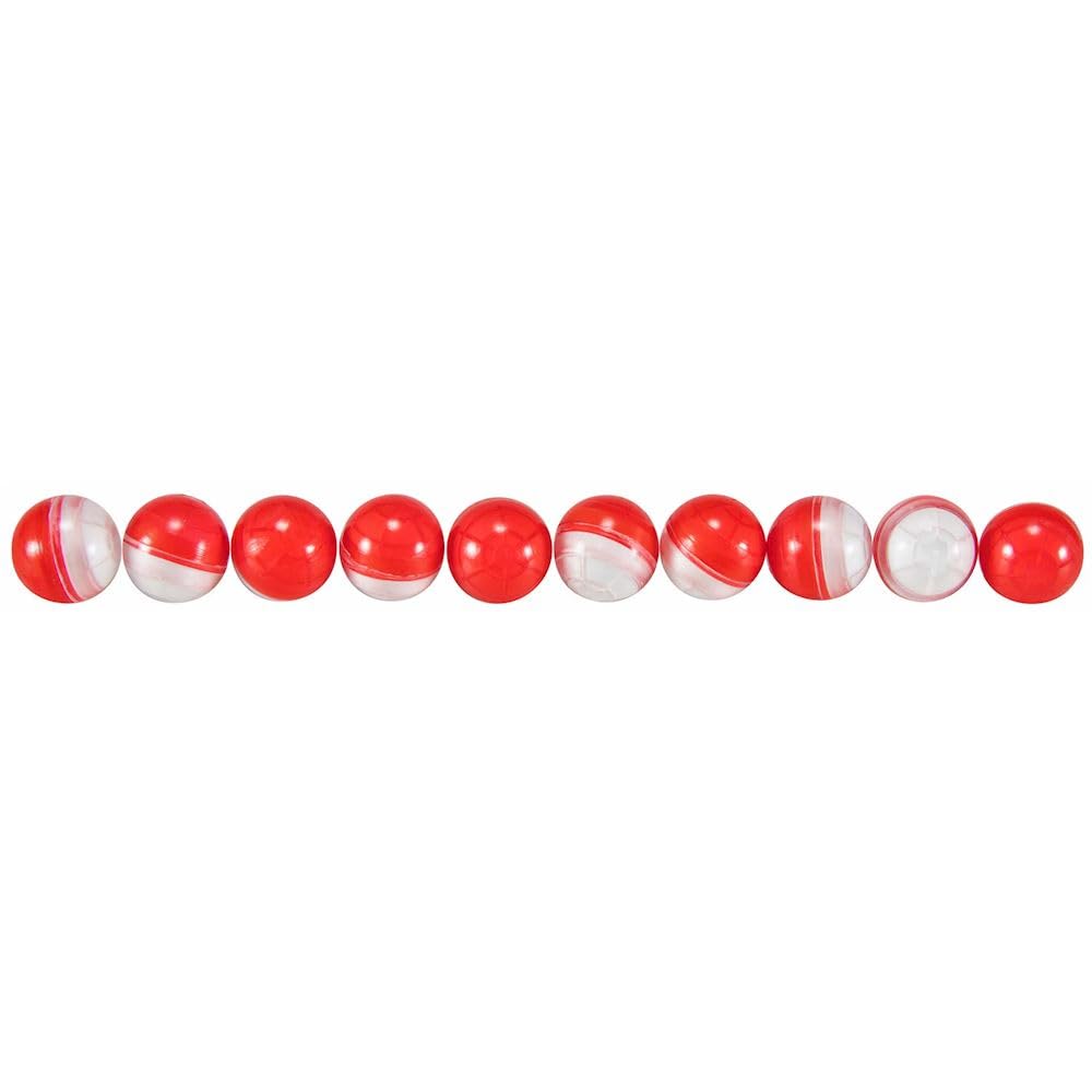 Palle Calibro 50 RAM, Proiettili Pepper Round per pistola T4E HDR50, Set da 10 Pezzi, Rosso/Bianco