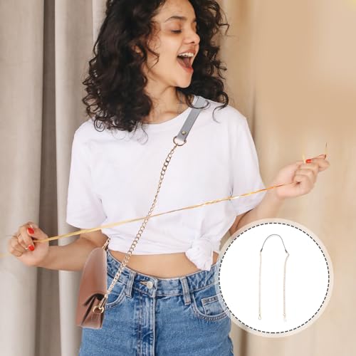 Correa de Cadena Exceart para Bolso de Cuero Blanco Resistente 8