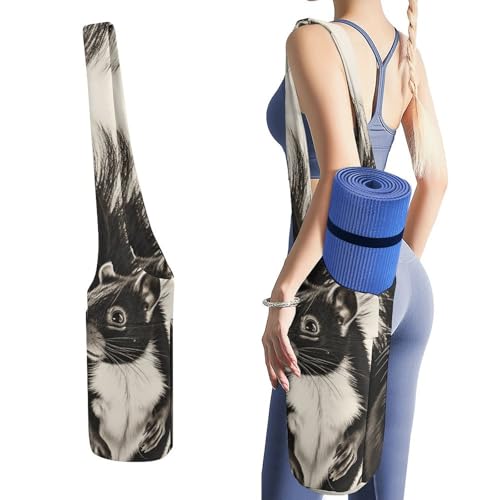Sac de rangement pour tapis de yoga avec compartiment étanche bas