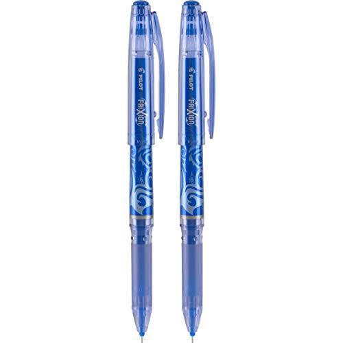 Image of Pilot FriXion Point Erasable Gel Pens, Extra Fine Point, 2-Pack, Blue Ink (31577)
