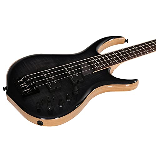 Marcus Miller M7 Swamp Ash-4 Transparent Black RN 2.0 – guitare basse - Les Beatles, Paul McCartney, John Lennon, RIngo Starr, George Harrison Marcus Miller M7 Swamp Ash-4 Transparent Black RN 2.0 - guitare basse – Image 4