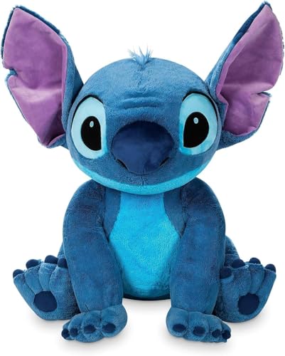 Ferro Stars Kompatibles Stitch Plüschtier 50 cm Blau Extra weiches Kuscheltier große Ohren detailreiches Design XL Stofftier für Kinder und Fans