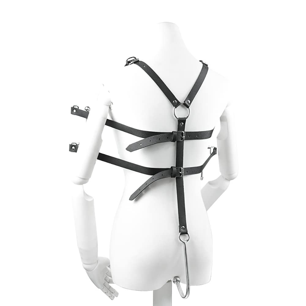 Edelstahl Spreizstange Gebogener Brustclip mit Analhaken, Einstellbare Brustwarzenklemmen Nippelglätter, Brustklammern ＆ Analplug Folter Fetisch BDSM Bondage Set Sexspielzeug für Frauen