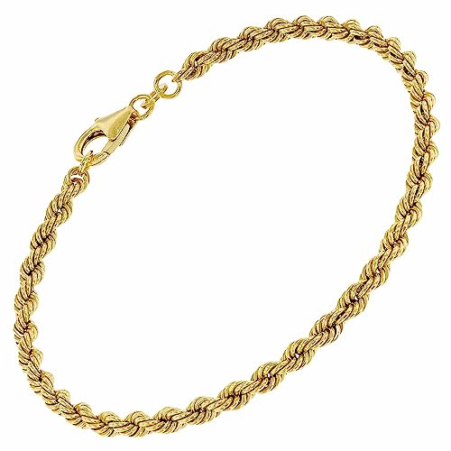 trendor Damen-Armband 333 Gold / 8 Karat Kordelkette 51879-21