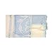 Personalized Paper Cut Blue Design Tallit Prayer Shawl for Women, Bat Mitzvah Tallis for Girl, 20 inch by 72 inch Hand Made in Israel
