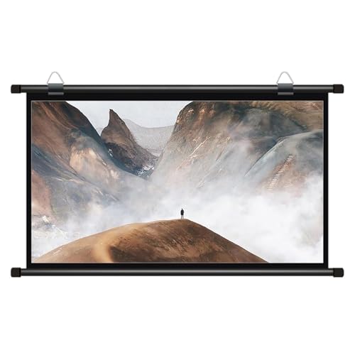 Pantalla manual de proyección 72 pulgadas 16:9 miniatura 1