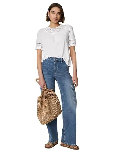 Marks & Spencer Jersey Lace Insert Top