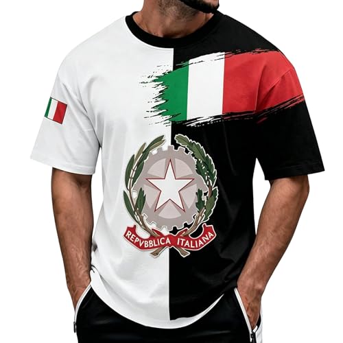 Camiseta tricolor transpirable para hombre, algodón ligero que realza tus músculos