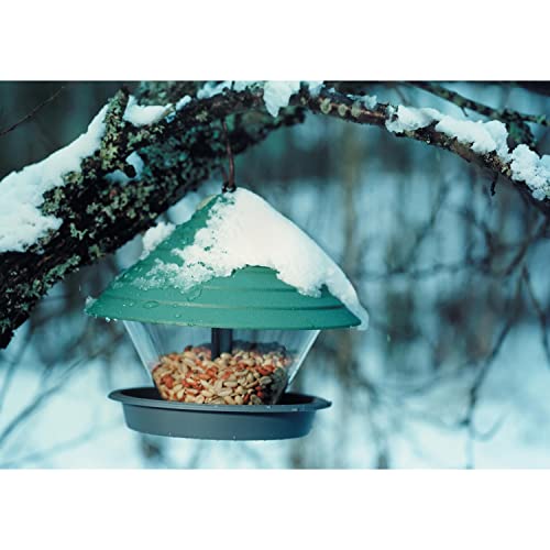 Hammarplast 932544 Vogelfutterhaus 27 cm Kunststoff, rund, grün