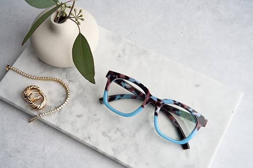Image of Peepers by PeeperSpecs Women's to The Max Square Blue Light Blocking Reading Glasses