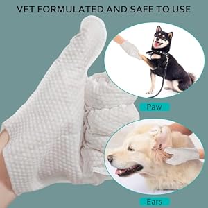 48 Pack Cleaning Glove for Dogs Cats and Pets Bathing Wipes Dry Cleaning Gloves Grooming Wipes Grooming for Dog and Cat Daily Care and Traveling 48 Pack Cleaning Glove for Dogs Cats and Pets Bathing Wipes Dry Cleaning Gloves Grooming Wipes Grooming for Dog and Cat Daily Care and Traveling