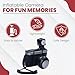 Inflatable Camara | Large Inflatable Clown Camera | Paparazzi & Photobooth Props | Oversized Camera Prop | Black/Silver | 10H x 7.5W x 5.5D Inches