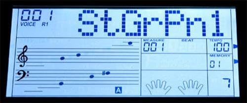 Close-up view of the three pedals of the digital piano