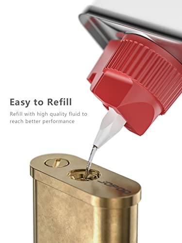 Cool Trench Metal Petrol Vintage Lighter for Smoking - (Sold without Lighter Fluid)