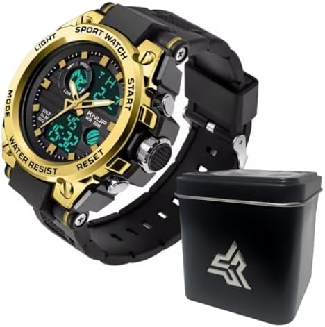 Relógio Digital e Analógico Tático Estilo Militar Esportivo Resis...