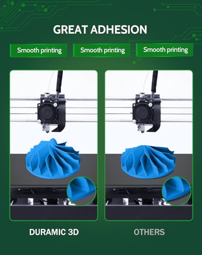 Image of DURAMIC 3D PLA Filament Basic for 3D Printer Neatly Wound Easy Printing | 3D Printing Filament 1.75mm, Dimensional Accuracy + /- 0.02 mm, Fit Most FDM 3D Printers 1KG PLA Blue