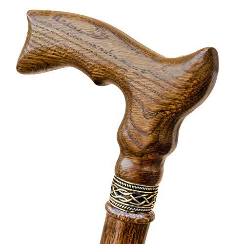 Asterom Handcrafted Wooden Walking Cane for Women and Men - Elegant Wood Canes and Walking Sticks