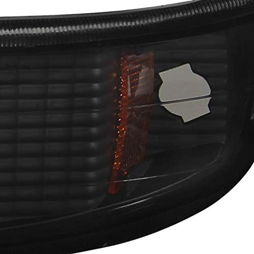 AKKON - For Black Smoke 99-02 Sivlerado 00-06 Suburban Tahoe Headlights Lamps + Bumper Signal Lamps 4pcs Set