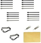 (Pack de 20 pcs) Pointes de Stylet de Remplacement S Pen pour Samsung Galaxy Tab S6, Tab S6 Lite (Noir/Gris)