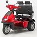 S3 Duo 3 Wheel Electric Vehicle for Two by Afikim EV-Red