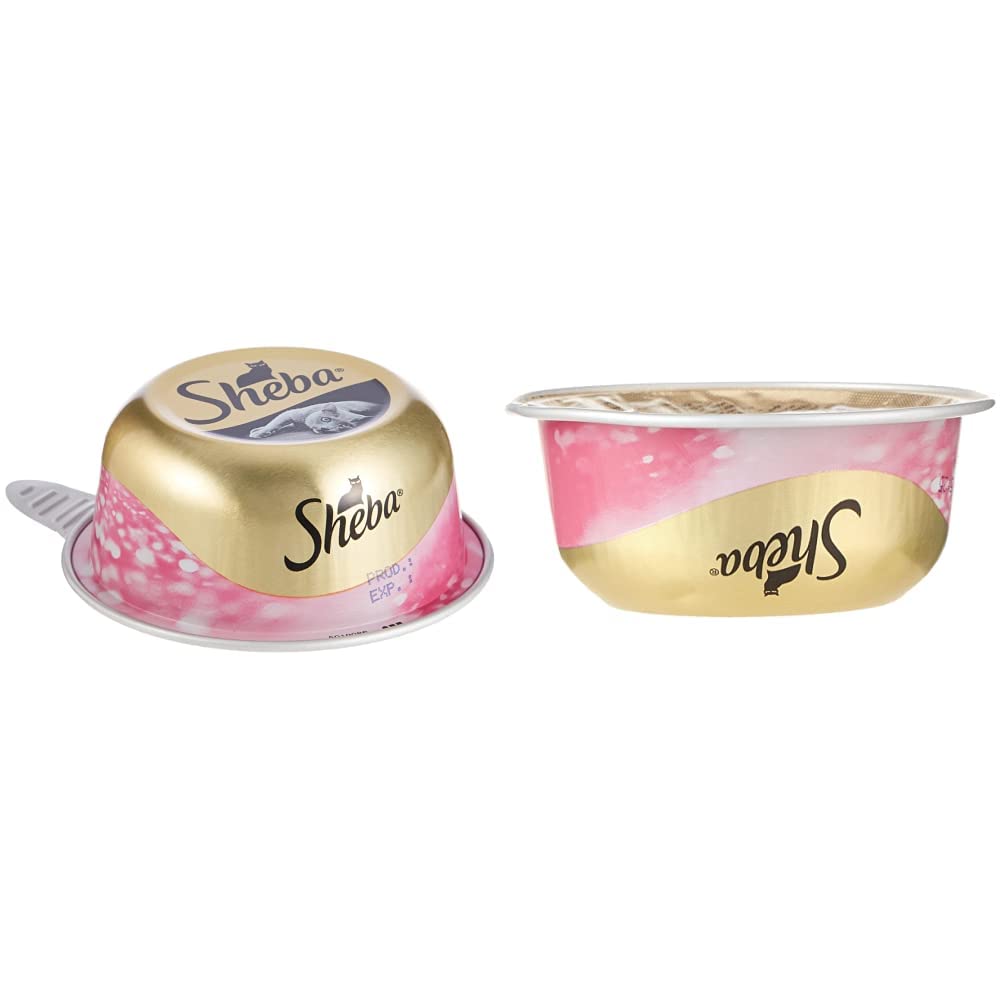 Sheba Ocean Cocktail With Seafood, Domes Cat Food, Multipack, 24X 80G & Sheba Ocean Fish Seafood Domes Cat Food 80g