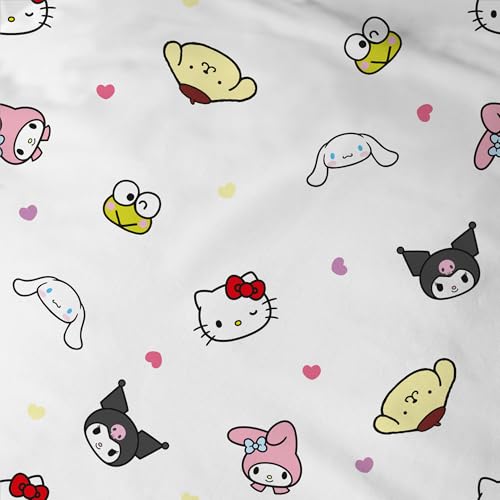 Parure de lit enfant 100% coton de qualité supérieure Hello Kitty - 7