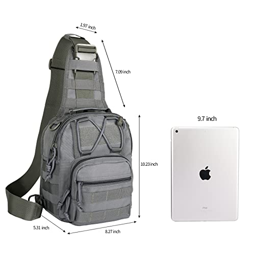 BOMTURN Tactical Sling Shoulder Bag