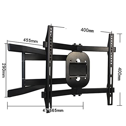 Support TV réglable et orientable pour grand écran incurvé jusqu'à 77 LB - 2