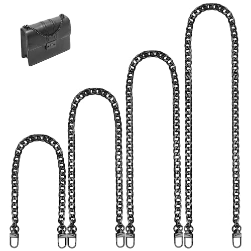 Chewarelly 4 Sizes Flat Purse Chain Strap Cross Body Replacement