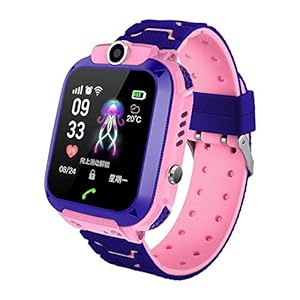 VKTY Kids Smart Phone Watch, GSM LBS Kinderen Tracker Horloge IP67 Waterdichte SIM-kaart Horloge Telefoon Dual-Way Call…